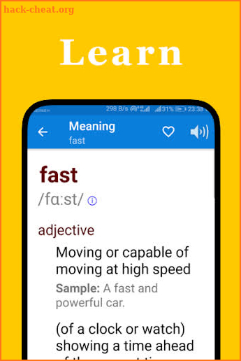 English Fast Dictionary screenshot