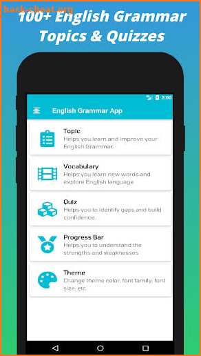 English Grammar App screenshot