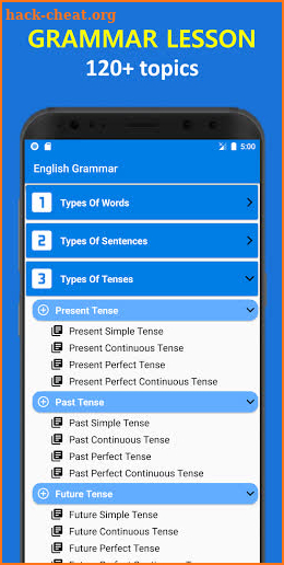 English Grammar Exercises, Grammar Test screenshot