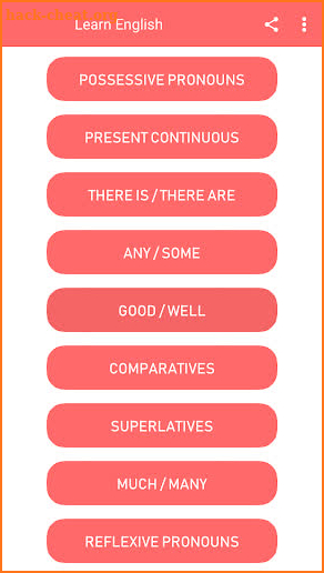 English Grammar Exercises With Answers screenshot