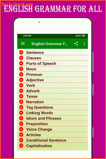 English Grammar For All screenshot