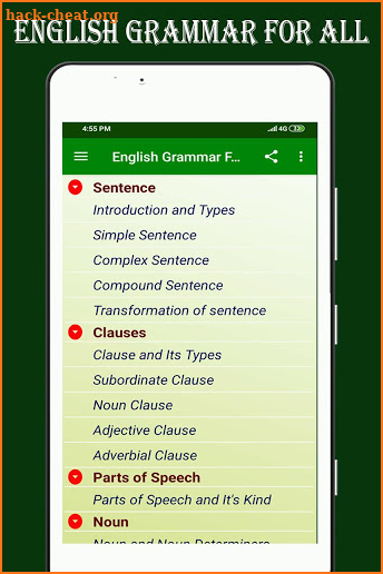 English Grammar For All screenshot