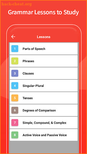 English Grammar Learning Free Offline Grammar Book screenshot