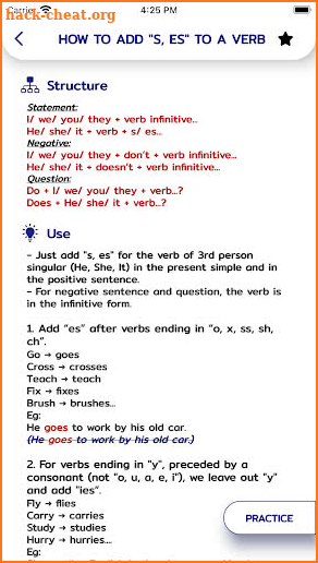 English Grammar ★ Lessons and Tests screenshot