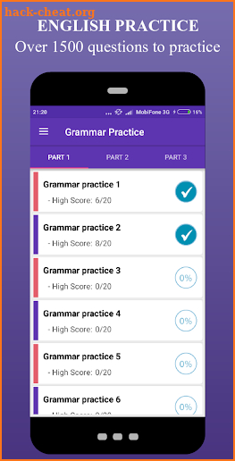 English Grammar Test - Grammar Practice screenshot