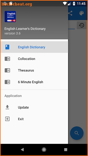 English Learner's Dictionary screenshot