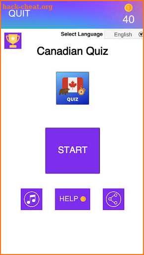 English Quiz - Canadian Quiz screenshot