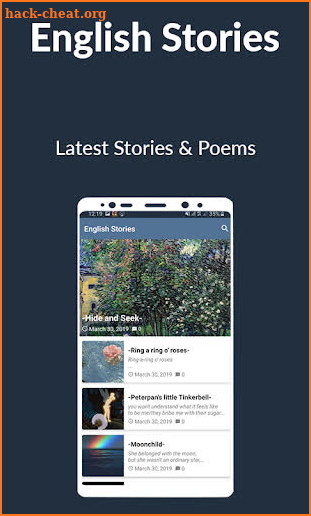 English Stories & Poems screenshot