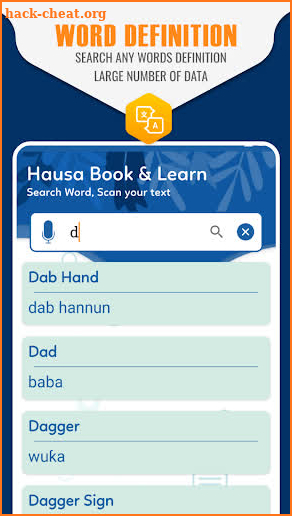 English To Hausa Translator & Hausa Dictionary screenshot