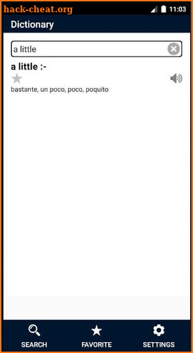 English To Spanish Dictionary Offline screenshot