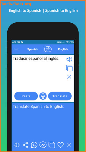 English to Spanish Translator app - Free screenshot