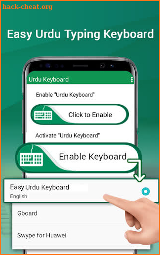 English to Urdu Typing Keyboard - Themes & Sounds screenshot