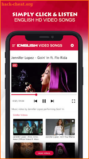 English video songs - English Album Songs screenshot