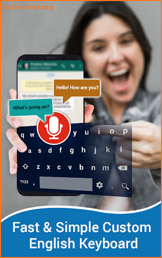 English Voice Typing Keyboard – Speak to text screenshot