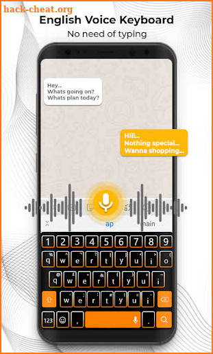 English Voice Typing Keyboard - Voice to text screenshot