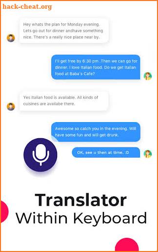 English Voice Typing Keyboard - with Translator screenshot