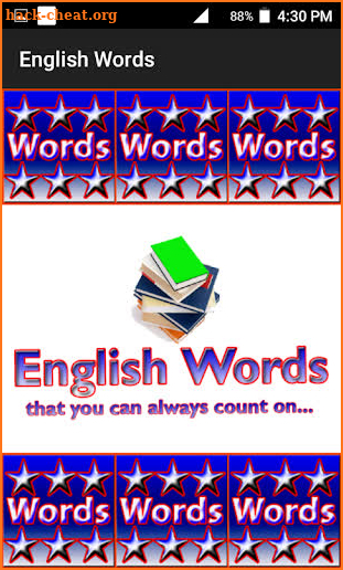 English Words screenshot