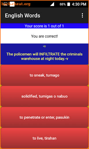English Words screenshot