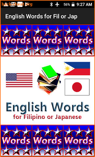 English Words for Filipino or Japanese screenshot