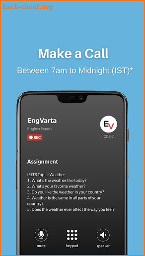 EngVarta - Learn English 1on1 with Live Experts screenshot