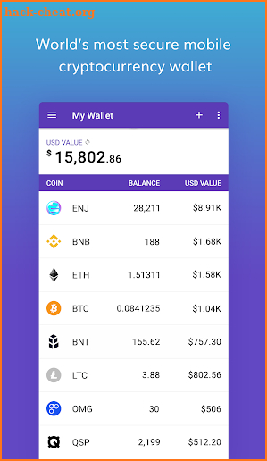 Enjin Wallet — Bitcoin, Ethereum, Litecoin, ERC20 screenshot