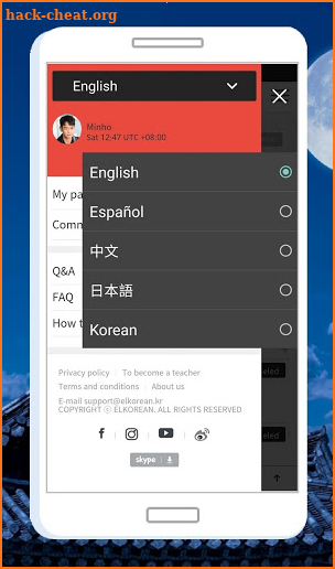 Enjoy and Learn Korean online with Korean teachers screenshot