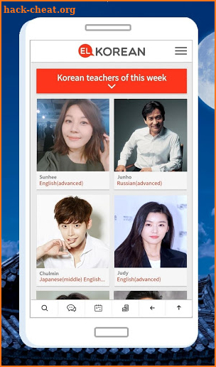 Enjoy and Learn Korean online with Korean teachers screenshot