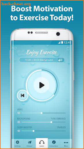 Enjoy Exercise Hypnosis - Workout Motivation screenshot