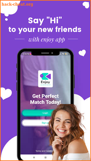 Enjoy - Live Video Chat App screenshot