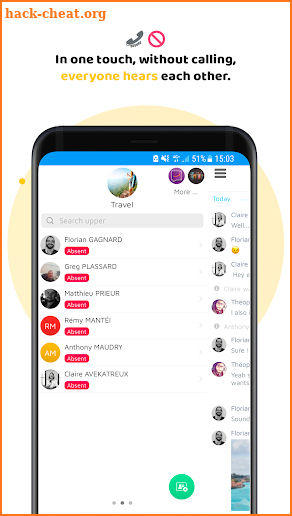 EnjoyUp Messenger screenshot
