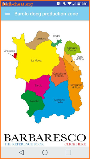 Enogea Barolo Docg Map screenshot