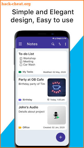 eNotes- Notes, To do, Checklist & Organizer screenshot