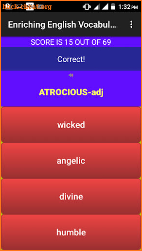 Enriching English Vocabulary 1 screenshot