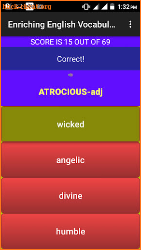Enriching English Vocabulary 1 screenshot