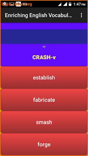 Enriching English Vocabulary 3 screenshot