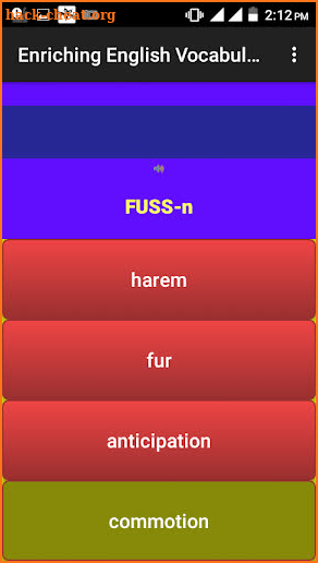 Enriching English Vocabulary 5 screenshot