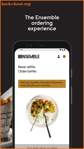 Ensemble: Food Ordering App screenshot