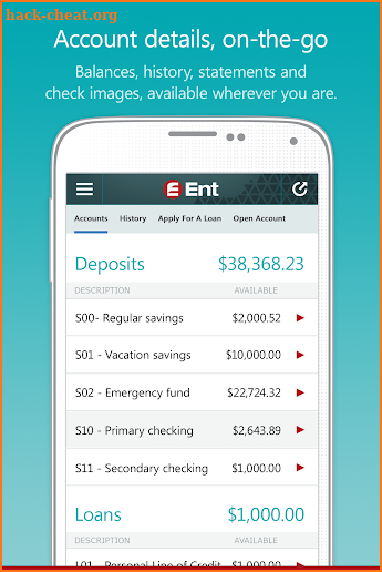 Ent Mobile Banking screenshot