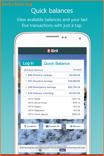 Ent Mobile Banking screenshot