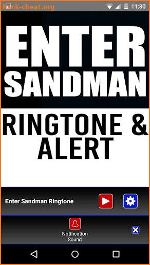 Enter Sandman Ringtone & Alert screenshot