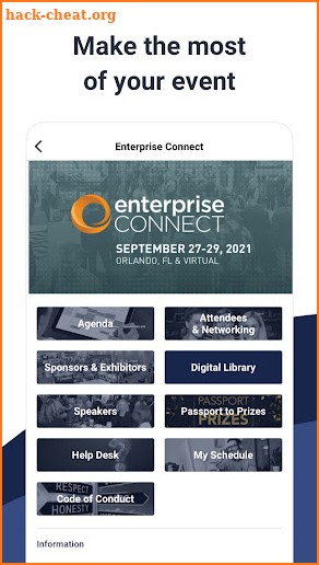 Enterprise Connect 2021 screenshot