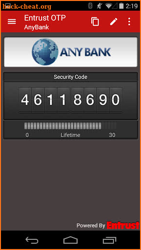 Entrust IdentityGuard Mobile screenshot