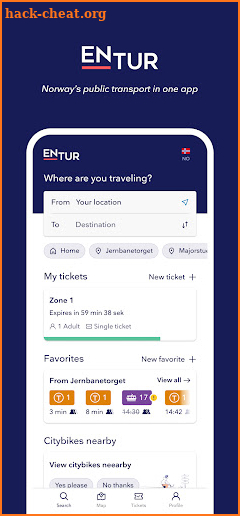 Entur - Journey Planner screenshot