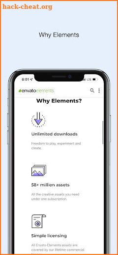 Envato Elements screenshot