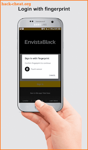 Envista Black Card Control screenshot