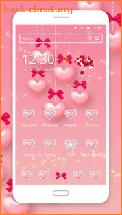 Eomantic Love Balloon Theme screenshot