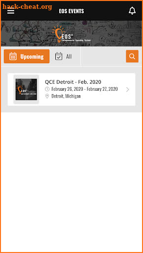 EOS Events screenshot