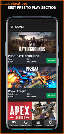 Epic Freebie Games Radar screenshot