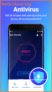 Epic Security ( Clean Virus )– Cleaner, Antivirus screenshot