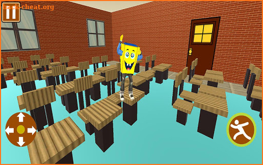 Epic Sponge School Escape - Crazy Fun Run 3D Games screenshot